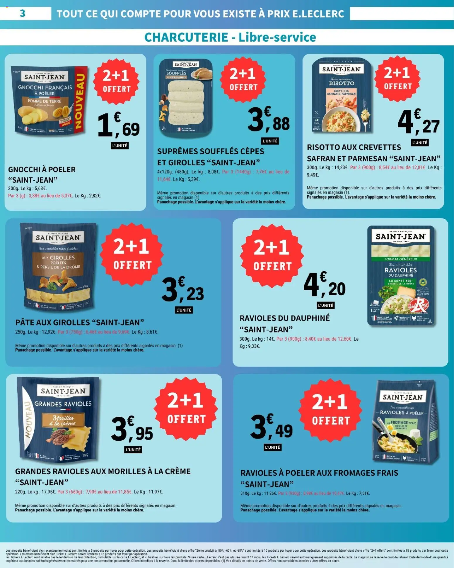 {H1} | Page: 3 | Produits: Persil, Crevettes, Pâtes, Crème