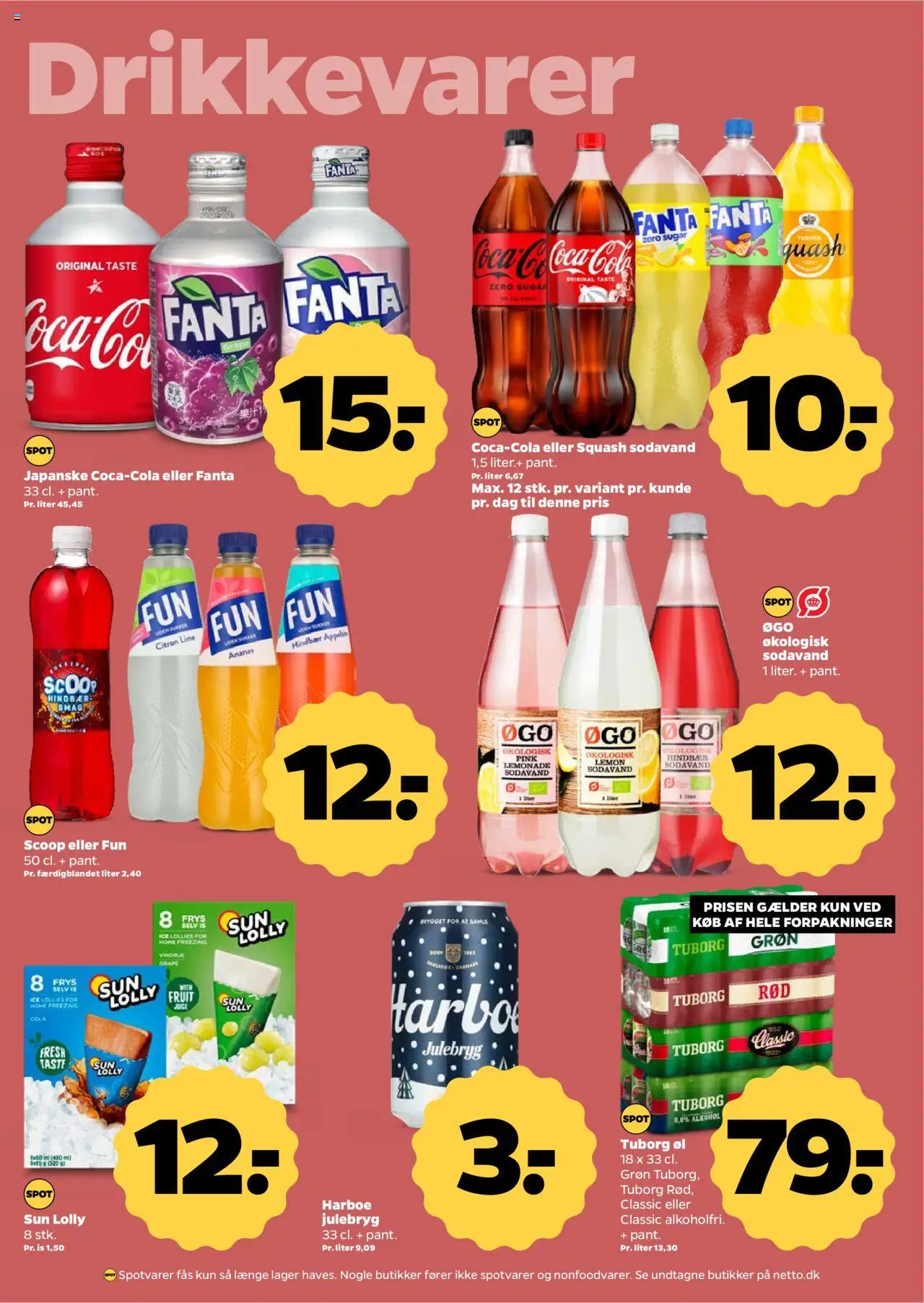 Netto tilbudsavis – gyldig fra 18.10.2025 | Side: 23 | Produkter: Øl, Squash, Sodavand, Cola