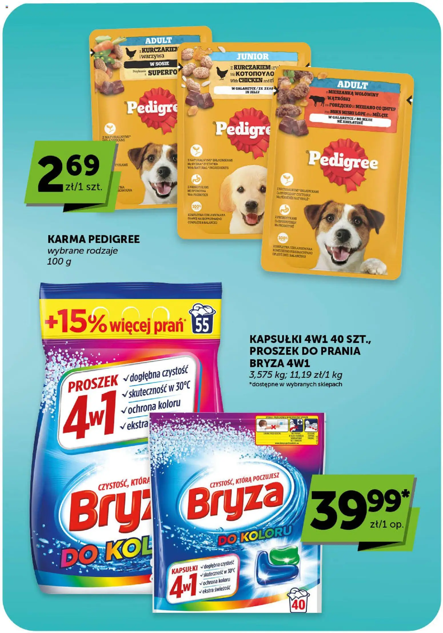 Euro Sklep gazetka - Market od 12.03.2026 | Strona: 23 | Produkty: Pedigree, Proszek do prania