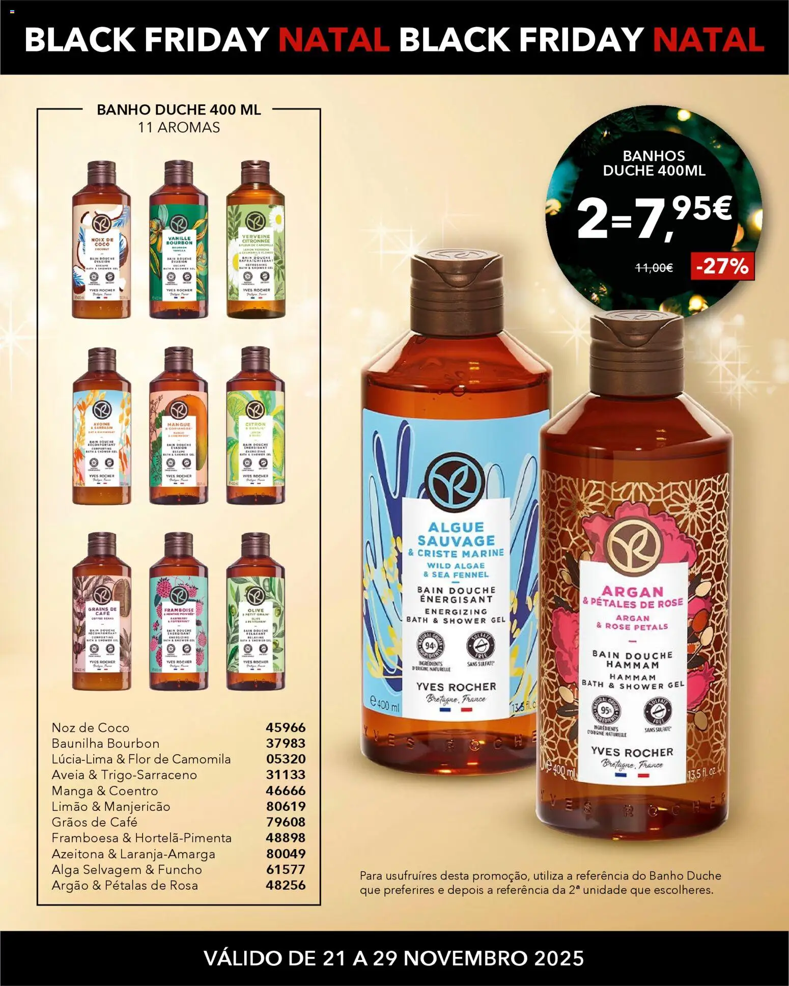 Yves Rocher - Black Friday │ válido de 21.11.2025 | Página: 9 | Produtos: Aveia, Banho, Café