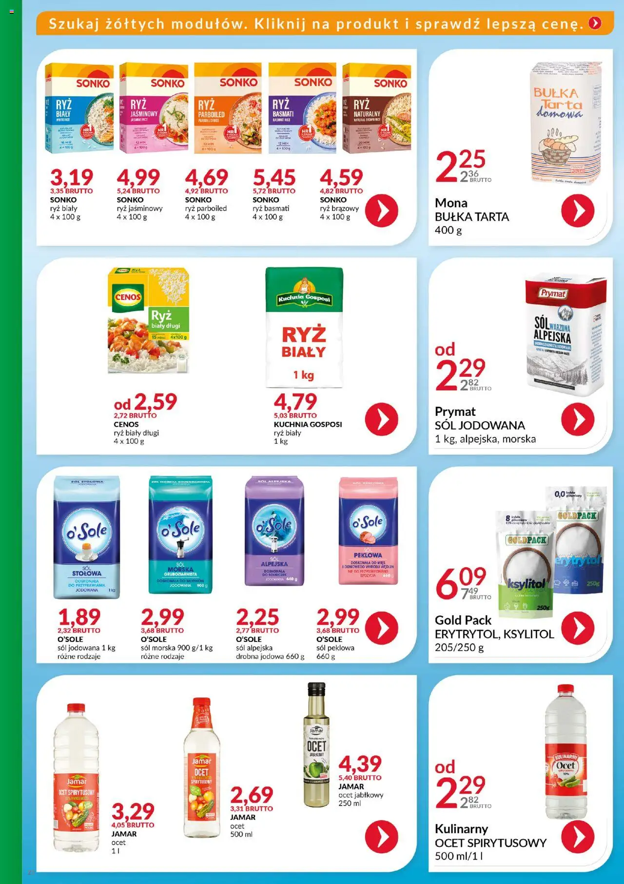 Eurocash Gazetka - Katalog Artykułów Spożywczych od 19.10.2025 | Strona: 23 | Produkty: Bułka tarta, Ryż, Ryż basmati, Cukier