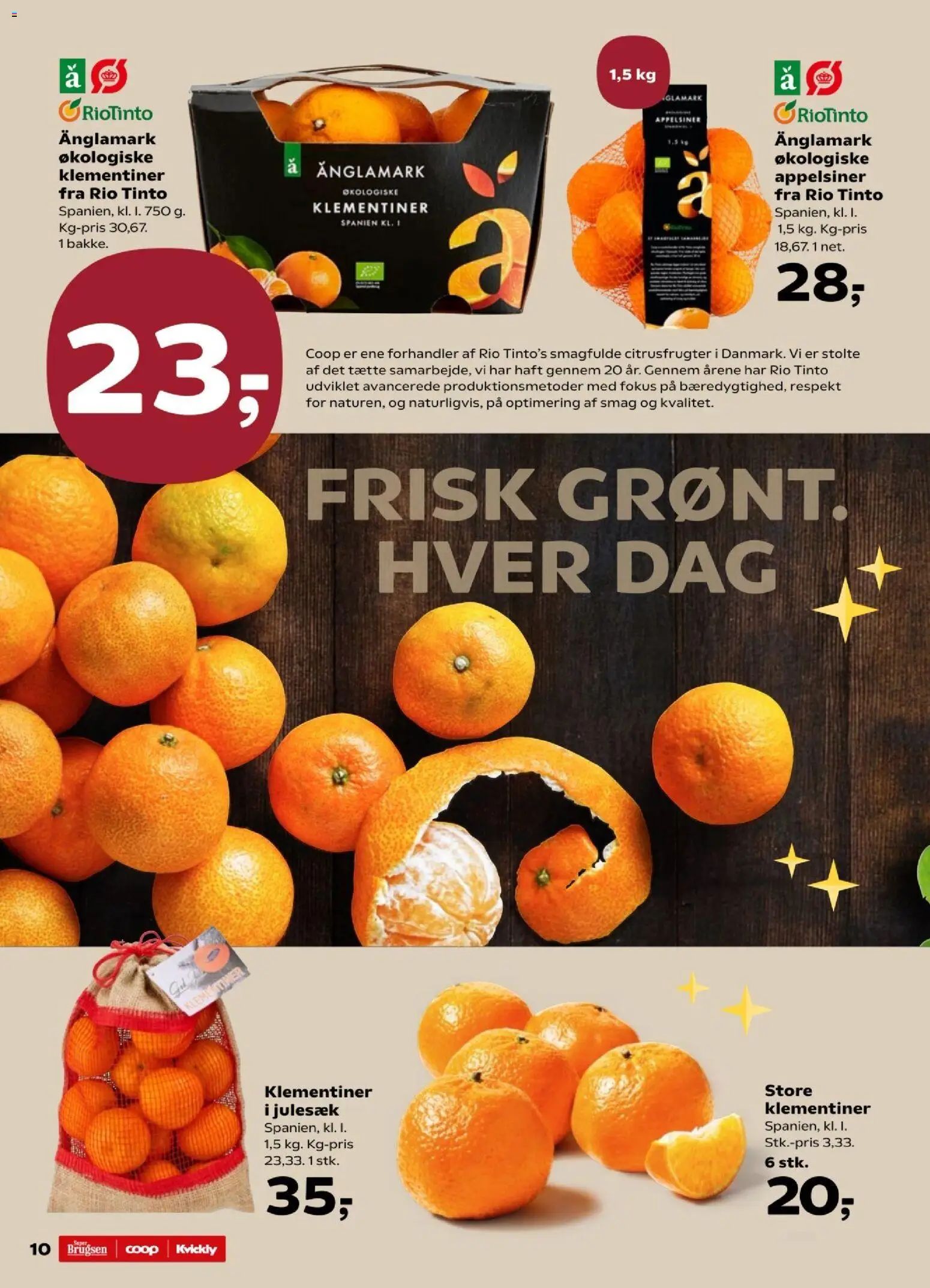 Super Brugsen tilbudsavis – gyldig fra 14.11.2025 | Side: 10 | Produkter: Appelsiner