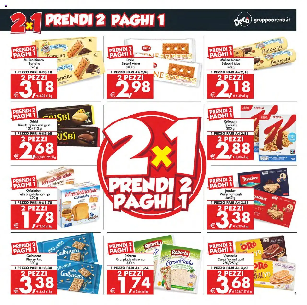 Volantino Decò del 12.09.2025 | Pagina: 5 | Prodotti: Riso, Olio, Tubo, Fette biscottate