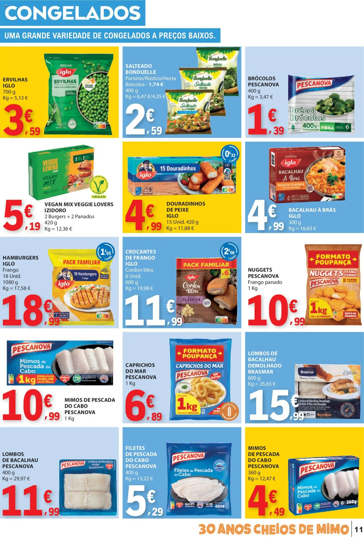 E.Leclerc folheto │ válido de 15.01.2026 | Página: 11 | Produtos: Cabo, Bacalhau, Frango, Peixe