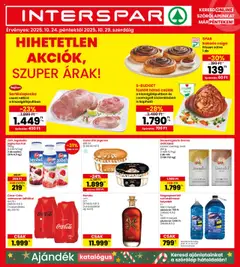 Interspar Akciós újság - amely érvényes a következő dátumtól: 24.10.2025