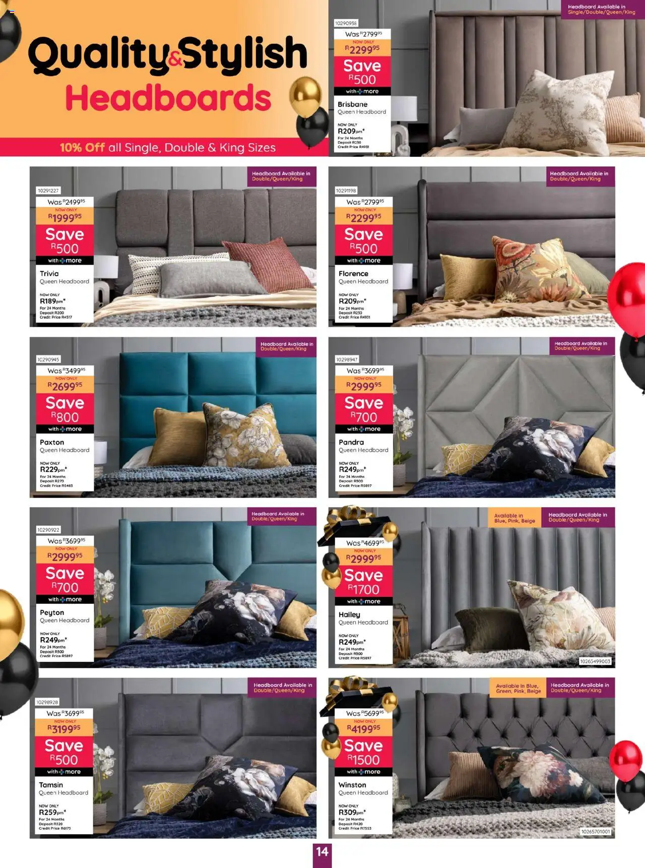 Bradlows Specials │ valid from 19.06.2025 | Page: 14 | Products: Headboard