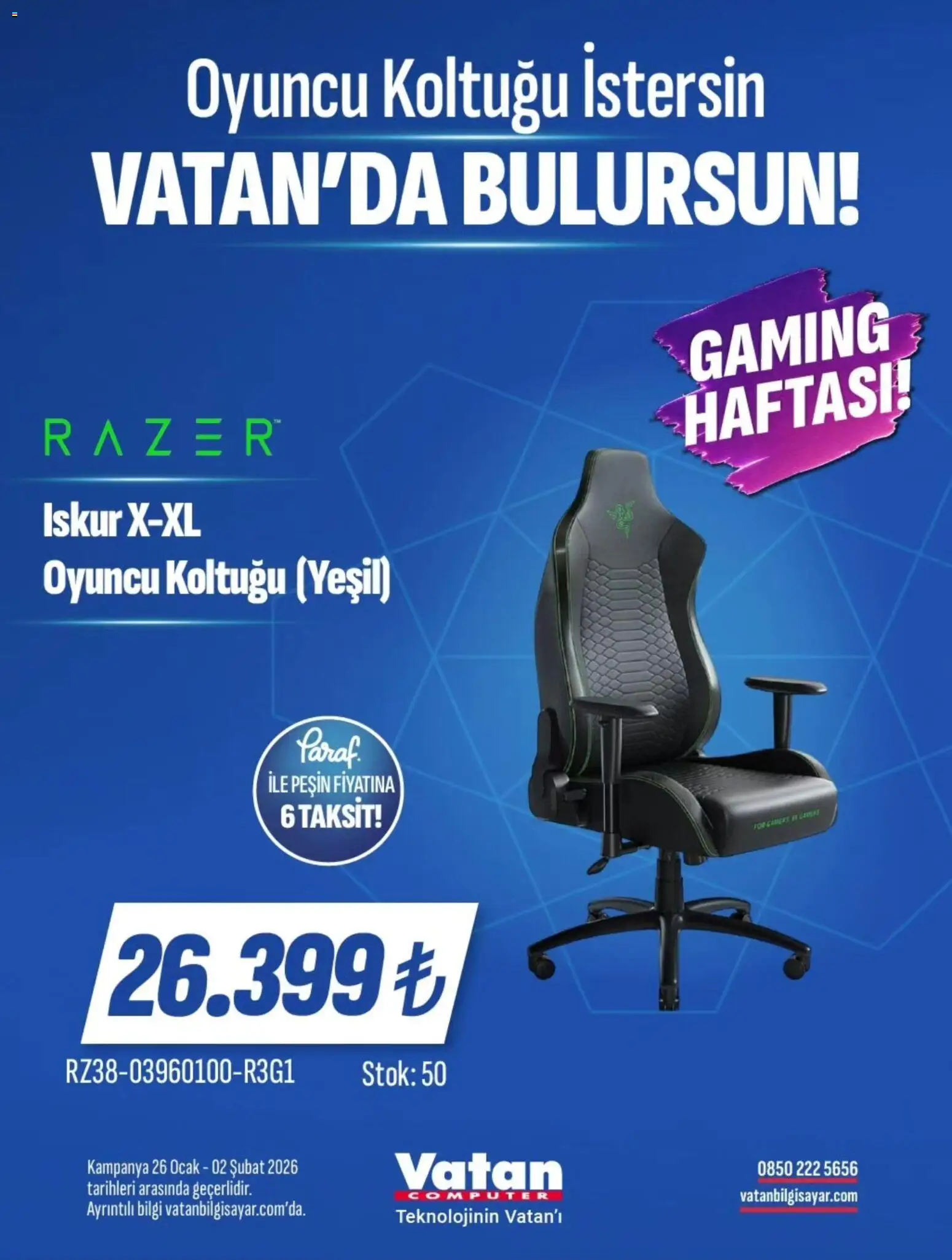 Vatan Bilgisayar İndirim - 26.01.2026 tarihinden itibaren geçerlidir | Sayfa: 14 | Ürünler: Oyuncu, Ocak