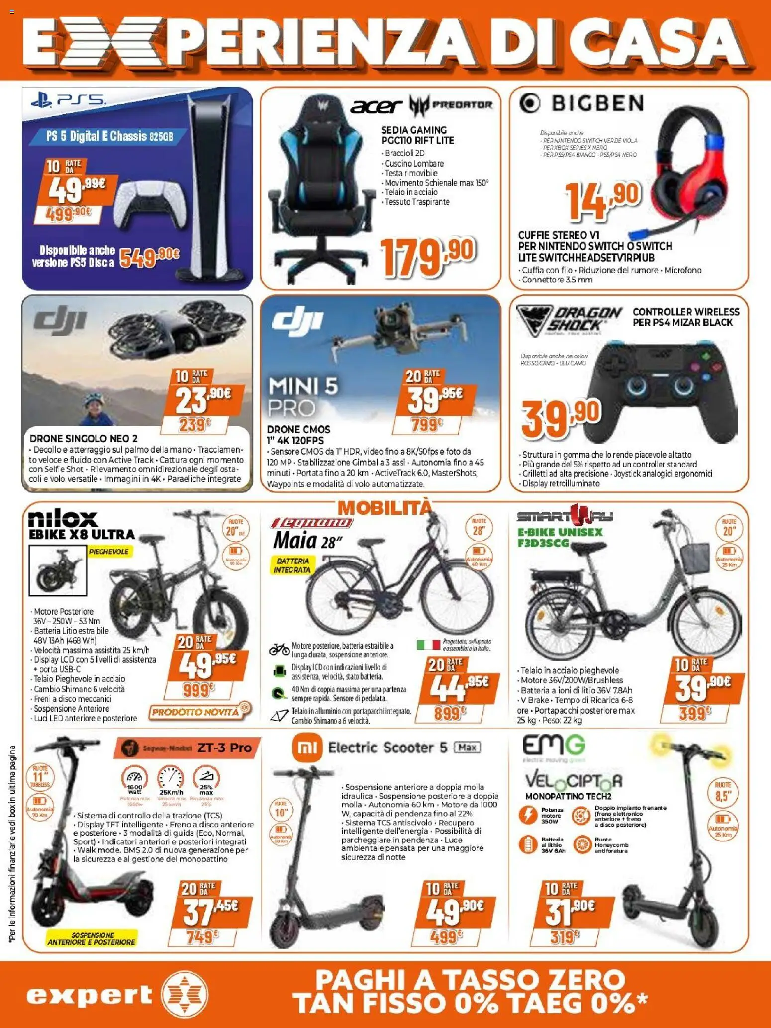 Volantino Expert del 09.04.2026 | Pagina: 11 | Prodotti: Video, Microfono, Cuscino, Batteria