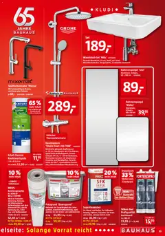 Bauhaus Prospekt 	 ab 01.11.2025 gültig | Seite: 39 | Produkte: Cutter, Bad, Armatur
