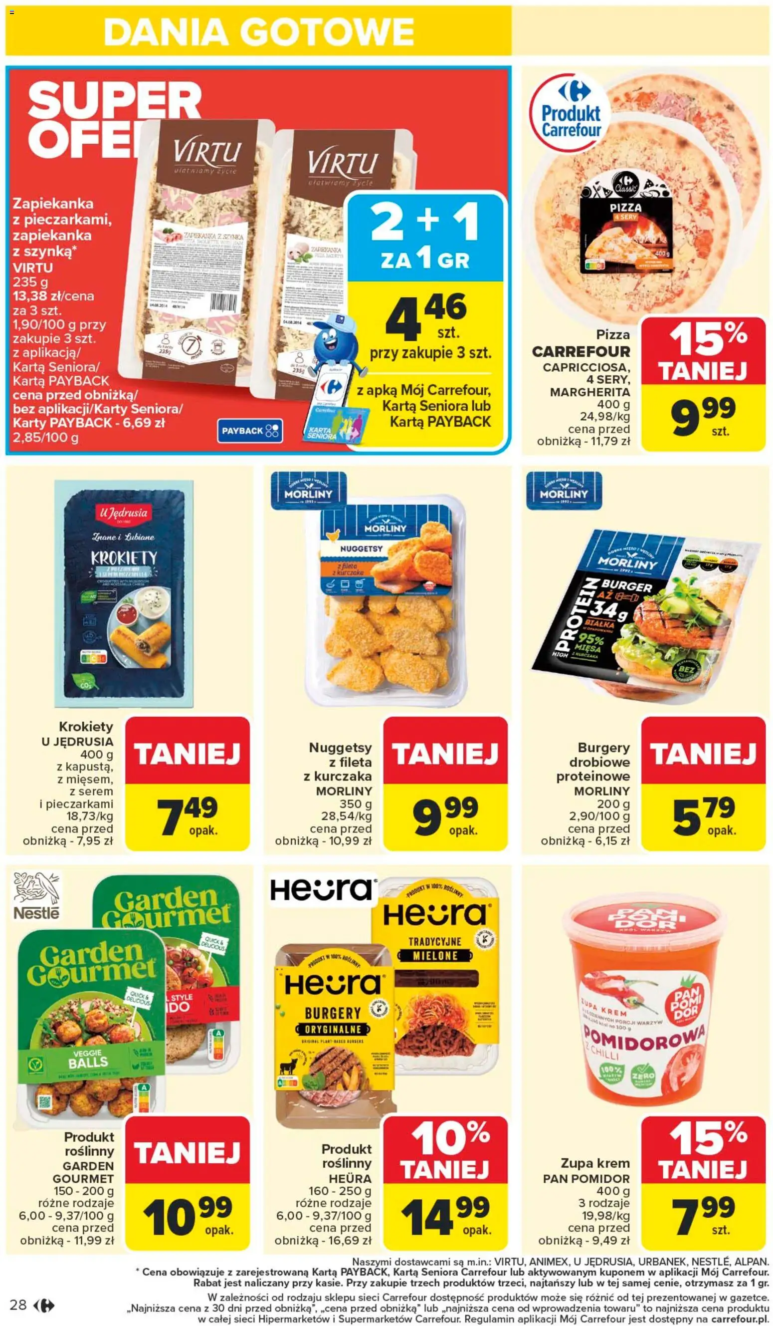 Carrefour Gazetka od 10.11.2025 | Strona: 30 | Produkty: Zupa, Pizza, Krem, Dania gotowe