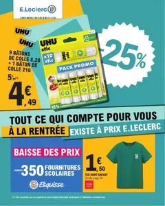 E.Leclerc - Prévisualisation de E.Leclerc Catalogue Rentrée des Classes | Clichy valide à partir de 29.07.2025