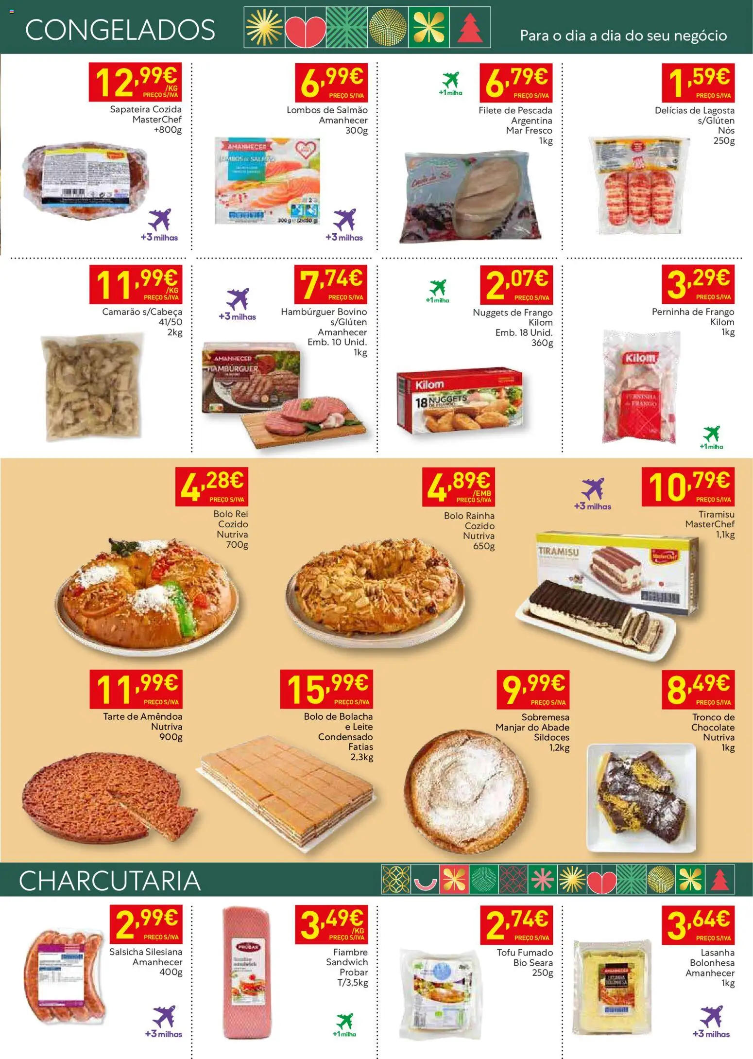 Recheio folheto Madeira │ válido de 16.12.2025 | Página: 7 | Produtos: Bolo, Hambúrguer, Lagosta, Camarão