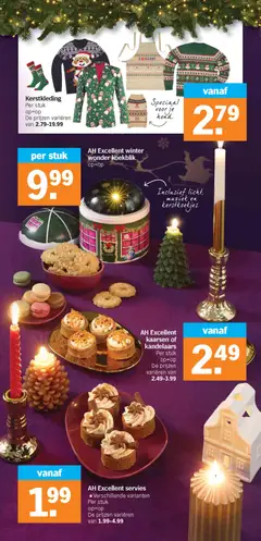 Albert Heijn folder week 49 - Voorbeeld van een folder van Albert Heijn, geldig van 01.12.2025 | Pagina: 35 | Producten: Servies, Kaarsen