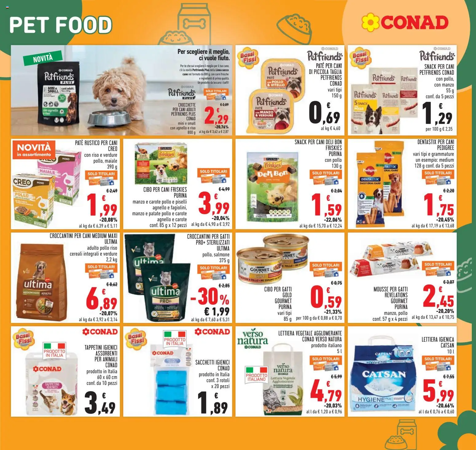 Volantino Conad del 08.04.2026 | Pagina: 23 | Prodotti: Maiale, Salmone, Patate, Carote