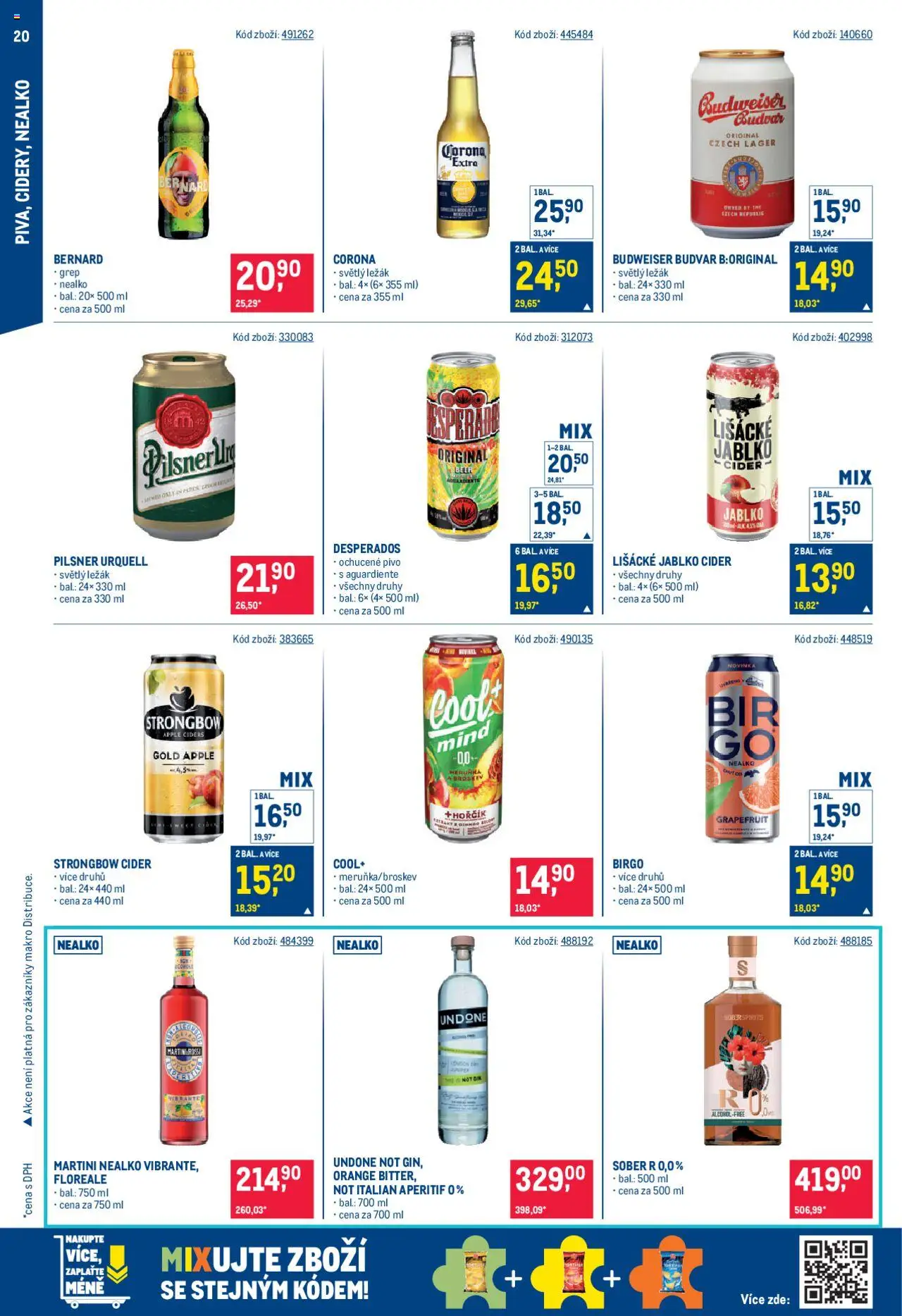 Makro leták - Street Food od 18.06.2025 | Strana: 20 | Produkty: Desperados, Grep, Cider, Strongbow