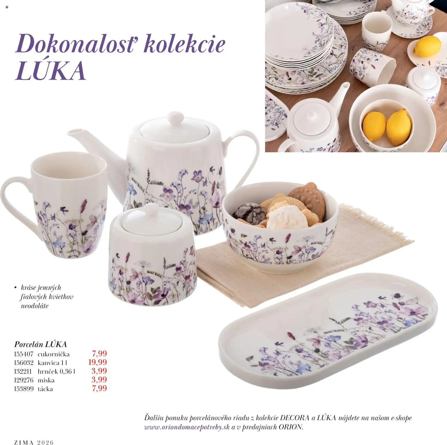 Nové Orion akcie – leták je platný od 12.01.2026 | Strana: 5 | Produkty: Kanvica