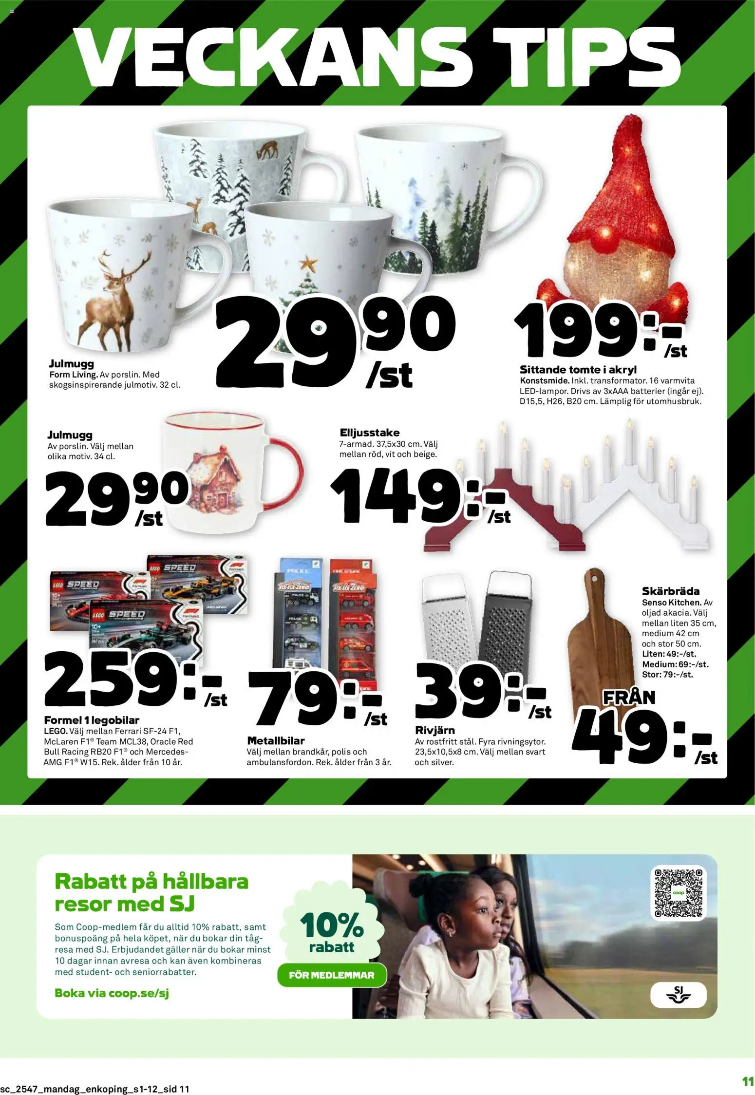 Stora Coop reklamblad aktuell från 17.11.2025 | Sida: 11 | Produkter: Batterier, Galler