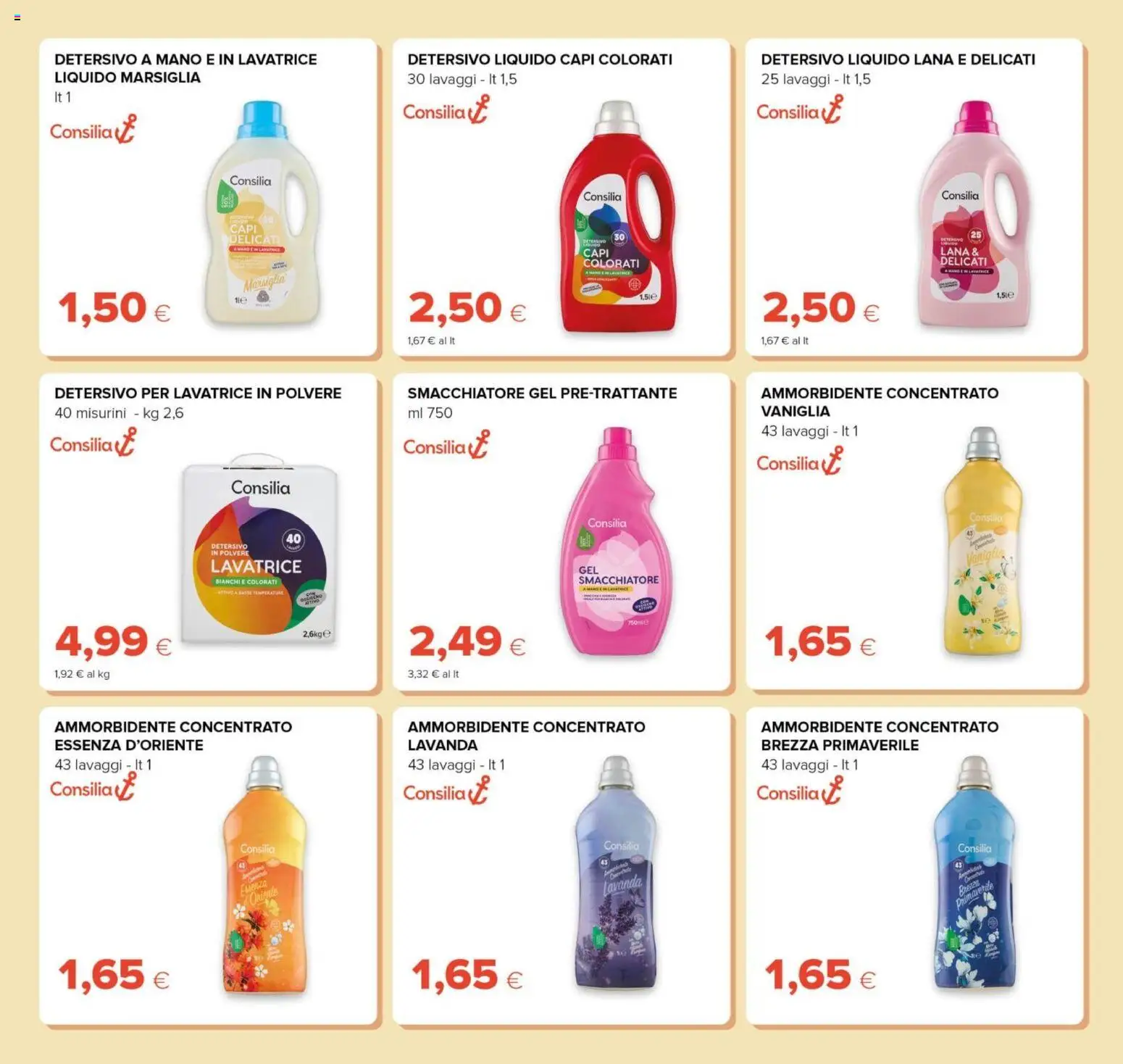 Volantino Tigre del 01.01.2026 | Pagina: 27 | Prodotti: Ammorbidente, Smacchiatore, Lavatrice, Lavanda