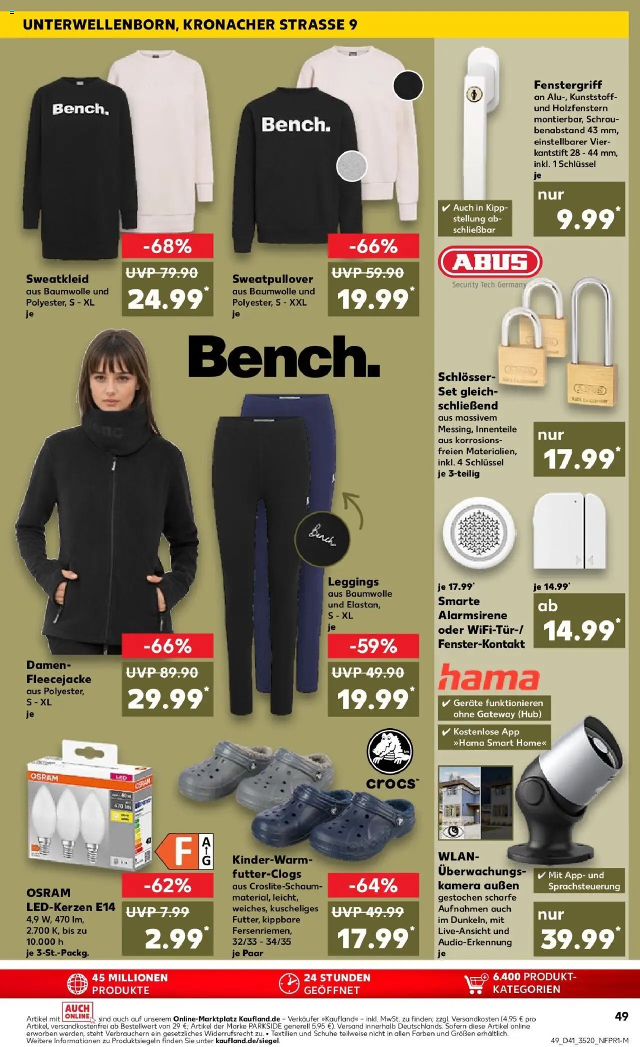 Kaufland prospekt Unterwellenborn	 – gültig ab 09.10.2025 | Seite: 49 | Produkte: Kamera, Sweatshirt, Leggings