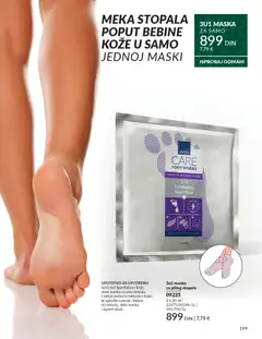 3u1 maska za piling stopala, 3u1 maska za piling stopala 09225 2 x 20 ml - pregled AVON kataloga - važi od 01.11.2025 | Strana: 199