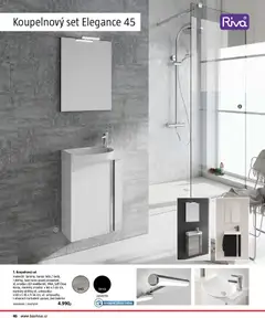 Náhled letáku Bauhaus katalog Sanita od 03.11.2025 | Strana: 46 | Produkty: Baterie, Koupelnový set, LED