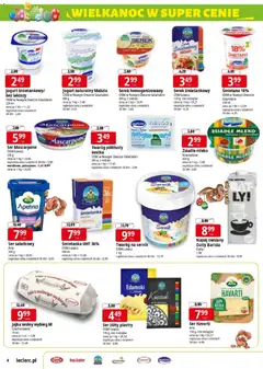 Pogląd oferty "E.Leclerc gazetka - Elbląg II" - ważna od 30.03.2026 | Strona: 4 | Produkty: Ser żółty, Serek, Śmietana, Twaróg