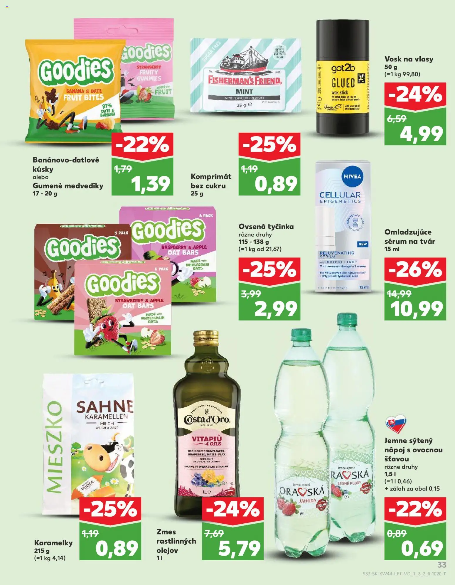 Nové Kaufland akcie – leták je platný od 30.10.2025 | Strana: 33 | Produkty: Nivea, Apple