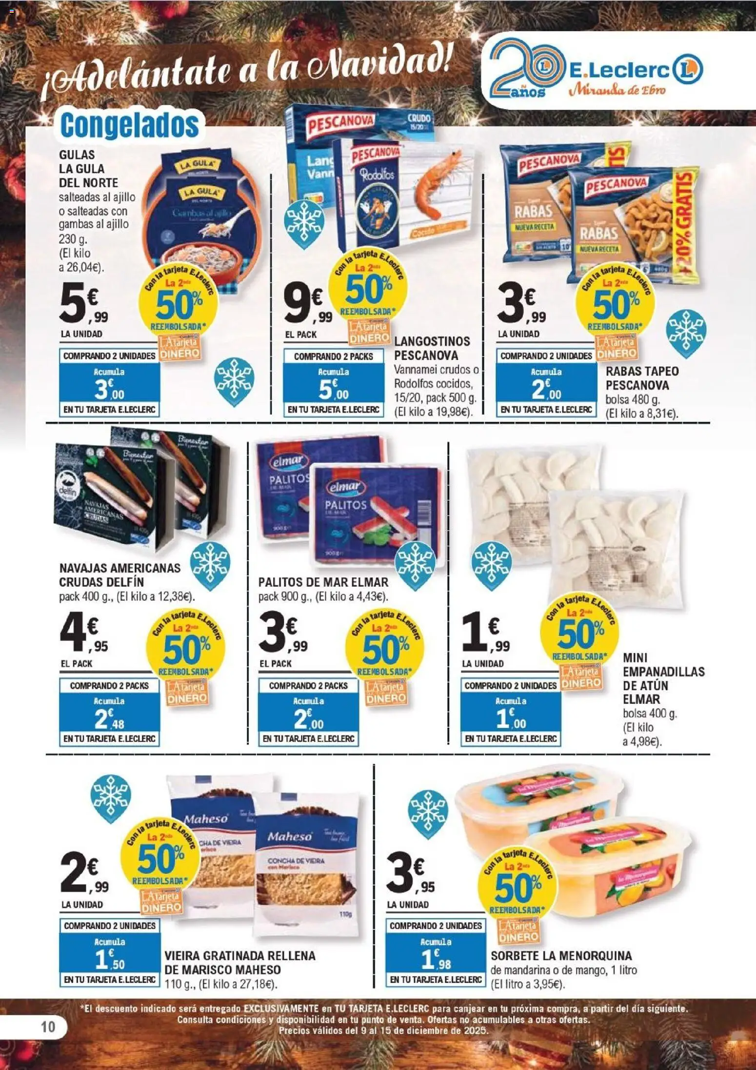 E.Leclerc folleto │ válido desde el 09.12.2025 | Página: 10 | Productos: Bolsa