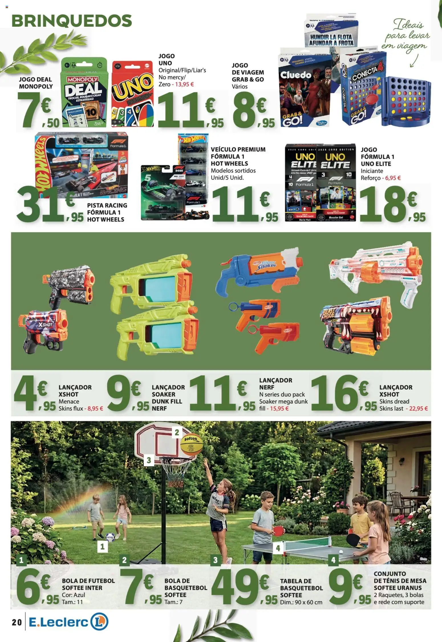E.Leclerc Especial Ar Livre │ válido de 28.04.2026 | Página: 20 | Produtos: Jogos, Mesa