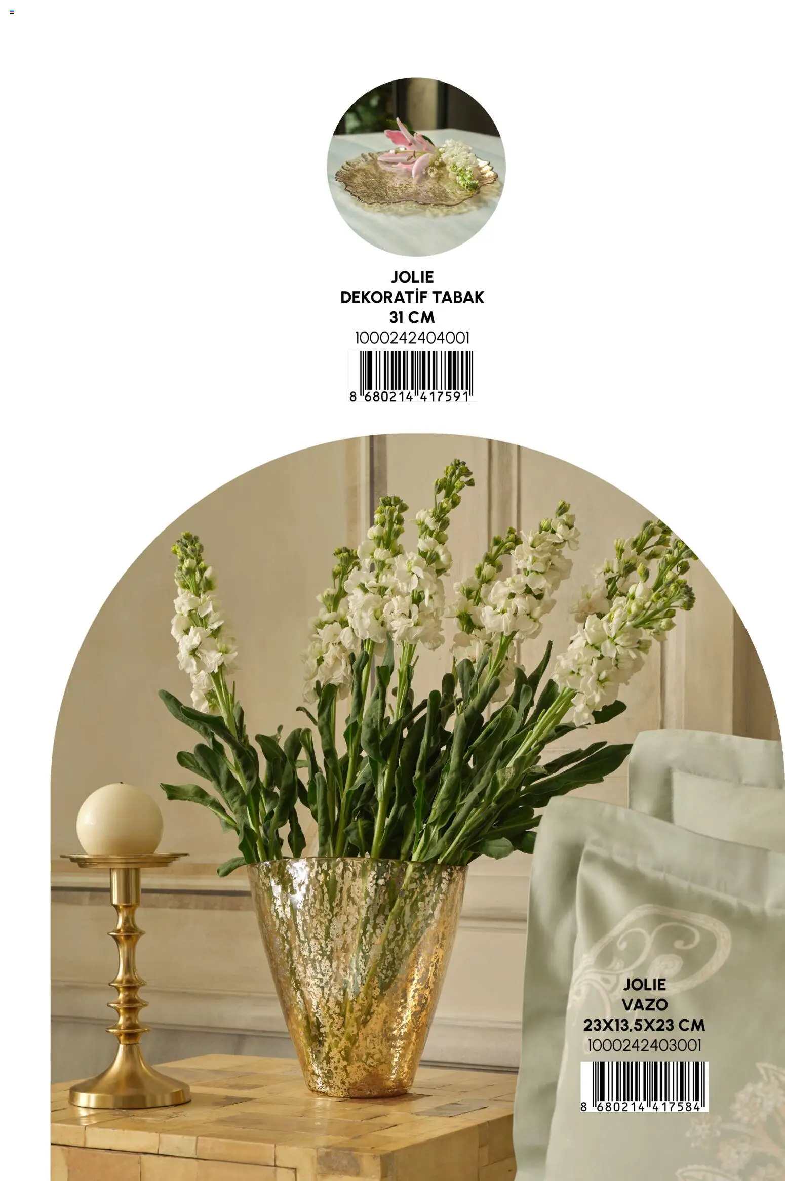 Karaca Home Katalog Dekoratif - İlkbahar / Yaz 2026 - 01.03.2026 tarihinden itibaren geçerlidir | Sayfa: 21 | Ürünler: Vazo