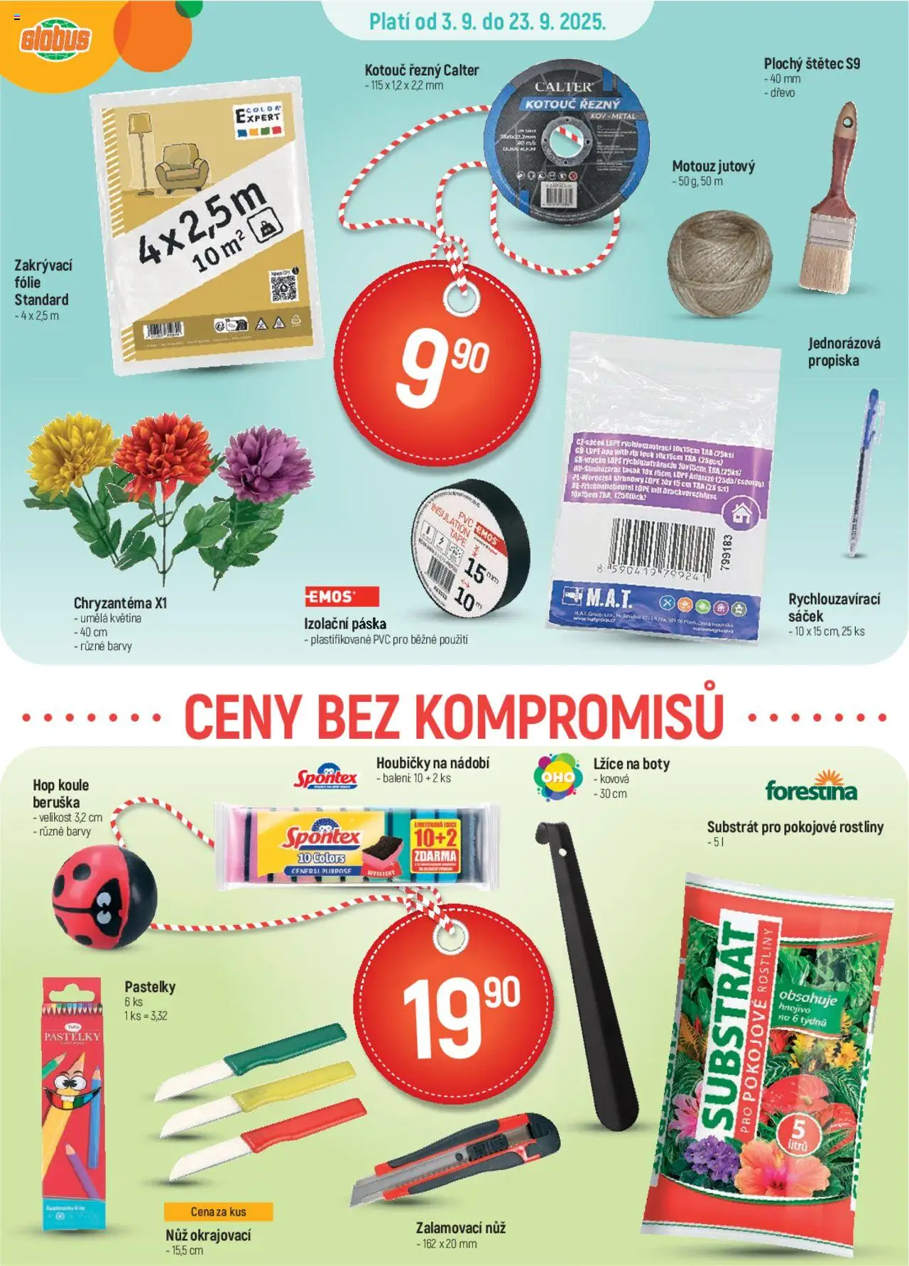 Globus leták od 03.09.2025 | Strana: 12 | Produkty: Globus, Fólie, Hnojivo, Sáček