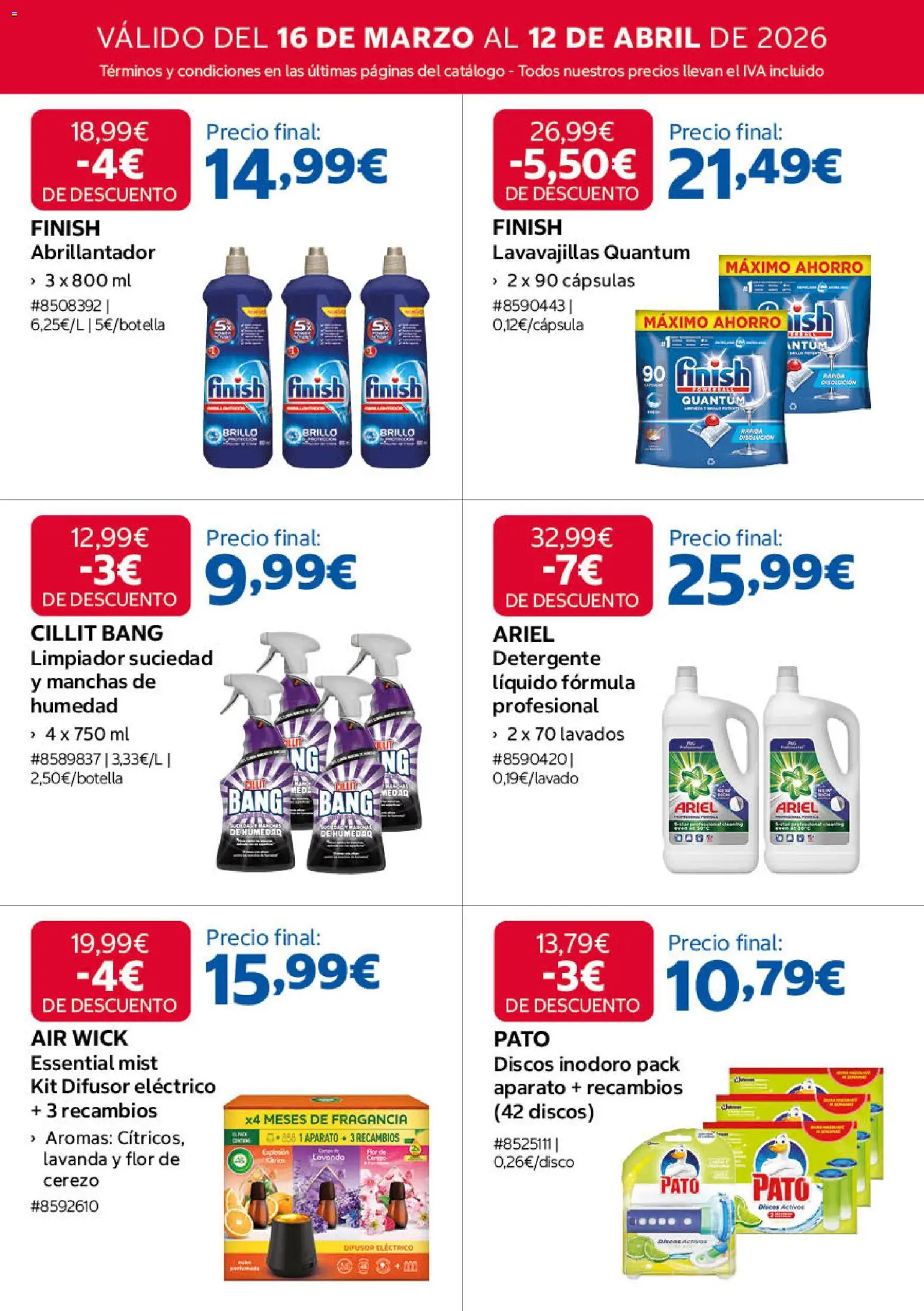 Costco folleto │ válido desde el 16.03.2026 | Página: 13 | Productos: Fragancia, Detergente, Lavavajillas
