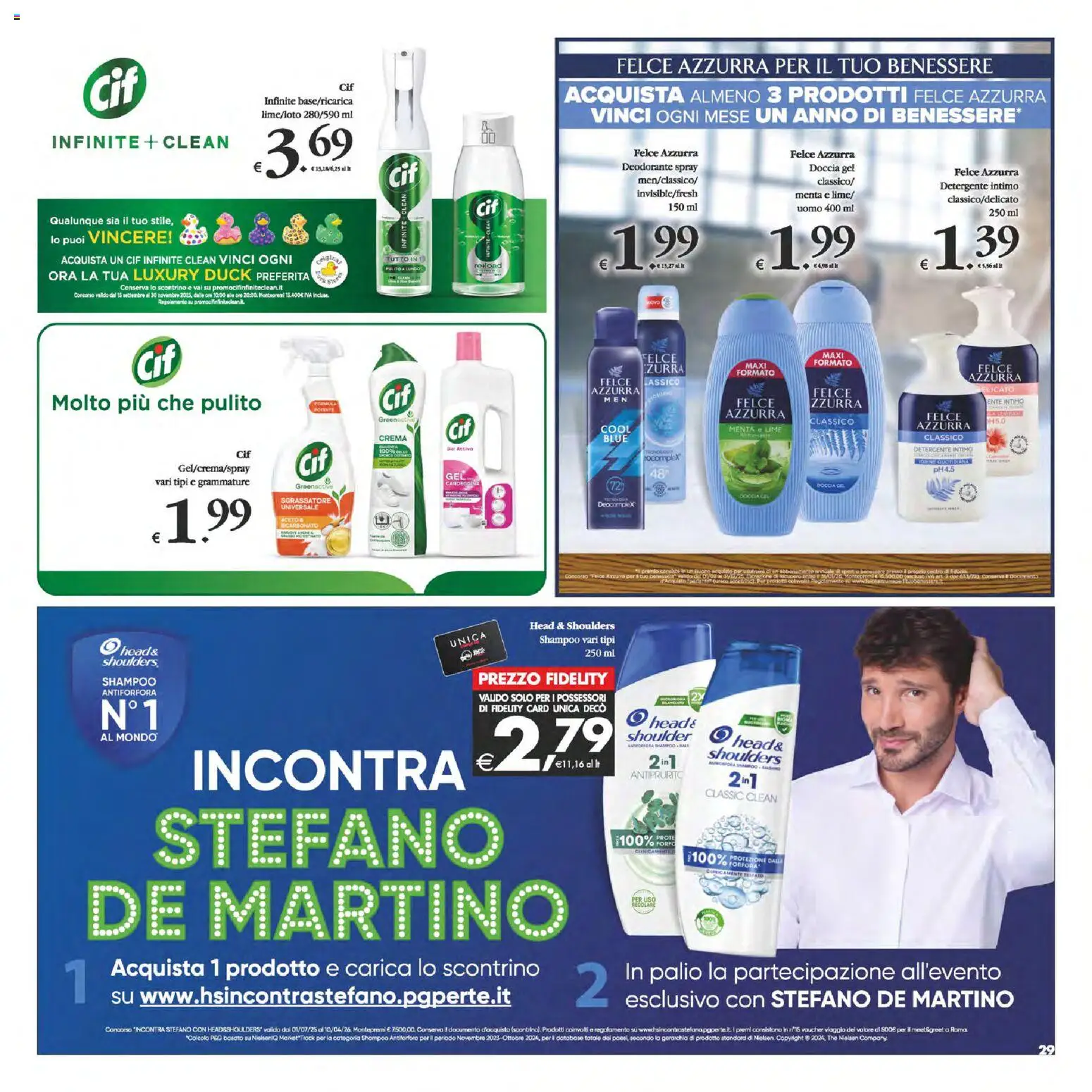 Volantino Decò del 14.11.2025 | Pagina: 29 | Prodotti: Detergente, Candeggina, Intimo, Menta