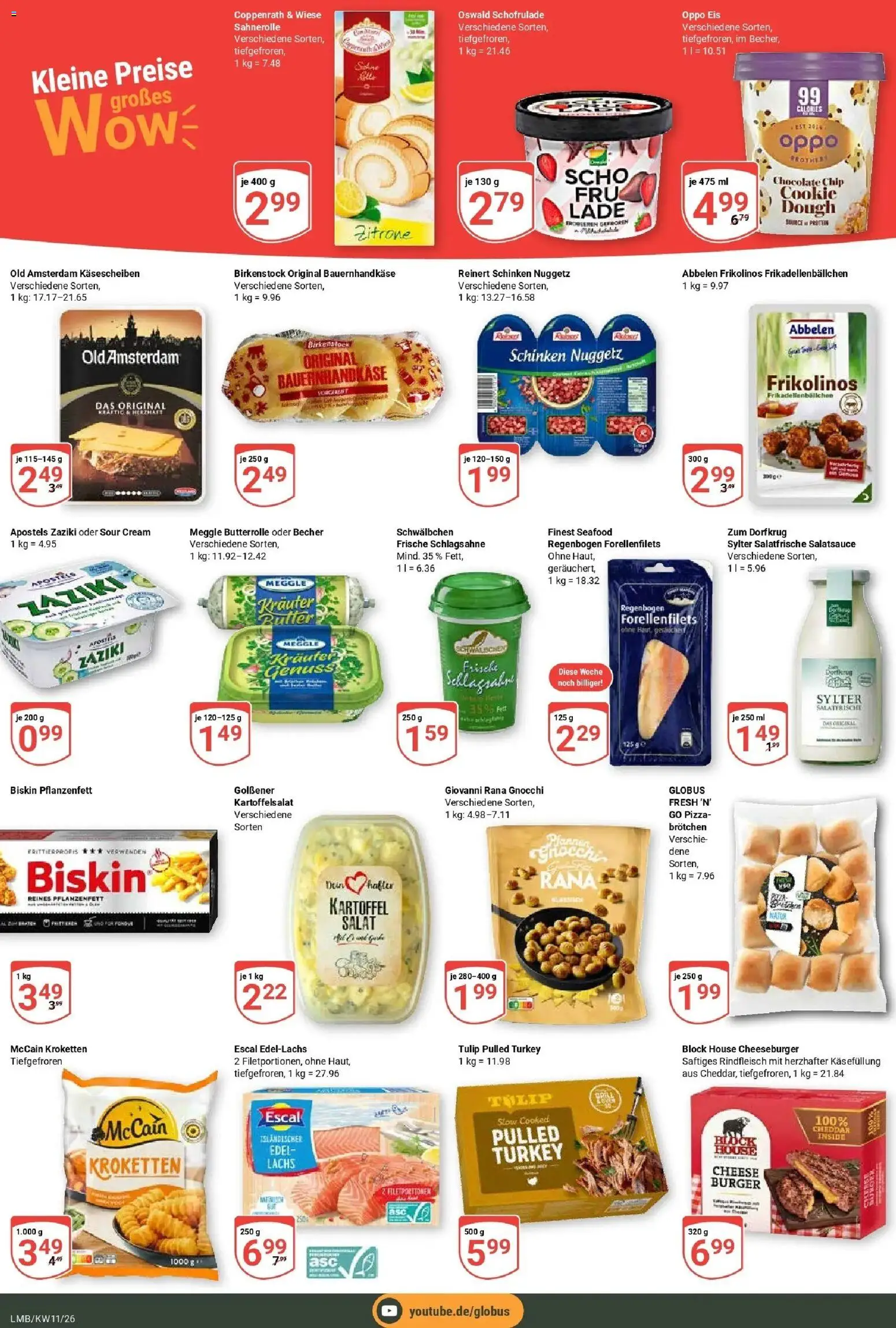 Globus prospekt Limburg	 – gültig ab 09.03.2026 | Seite: 2 | Produkte: McCain, Zitrone, Schinken, Eis
