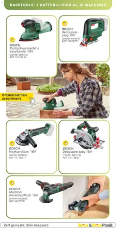 Brico Plan-it - Powertools-catalogus - Voorbeeld van een folder van Brico Plan-it, geldig van 27.05.2025 | Pagina: 43 | Producten: Slijper, Batterij