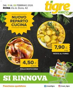 Anteprima del volantino Tigre Amico Roma, via A. Doria catalogo valido a partire dal 11.02.2026