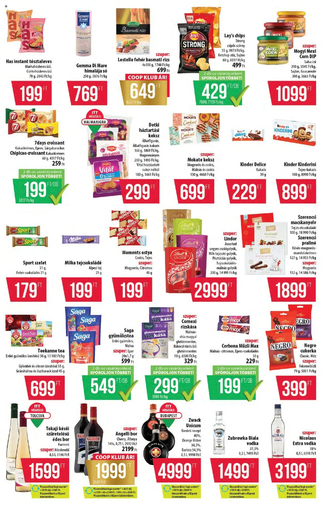 COOP akciós ujság - amely érvényes a következő dátumtól: 09.10.2025 | Oldal: 6 | Termékek: Őszibarack, Müzli, Tea, Ketchup