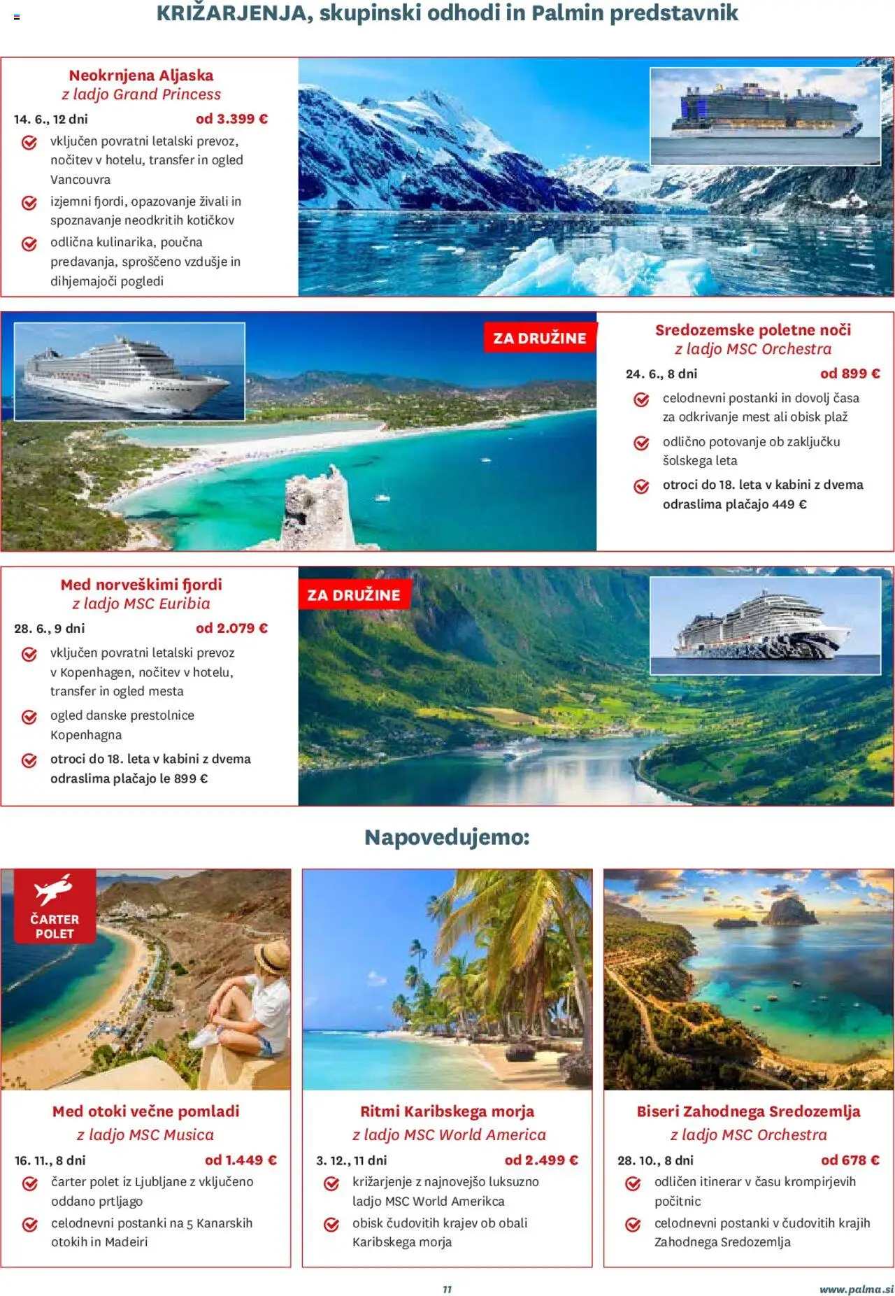 Palma katalog največja izbira potovanj │ velja od 01.02.2025 | Stran: 11