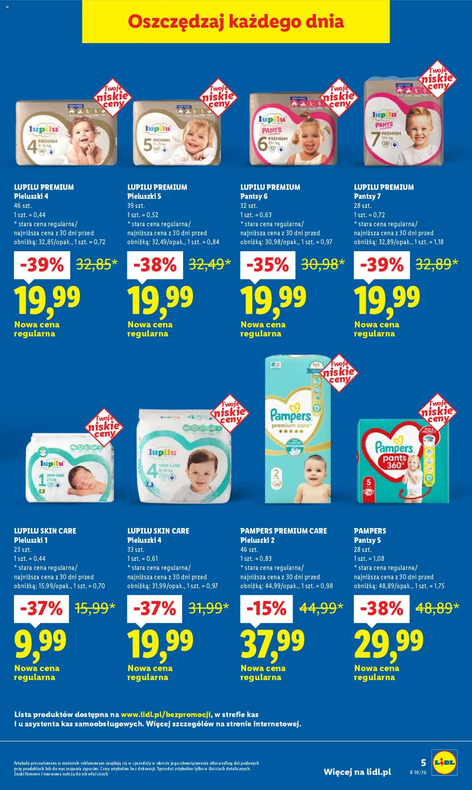 Lidl gazetka od 05.03.2026 | Strona: 5 | Produkty: Pampers