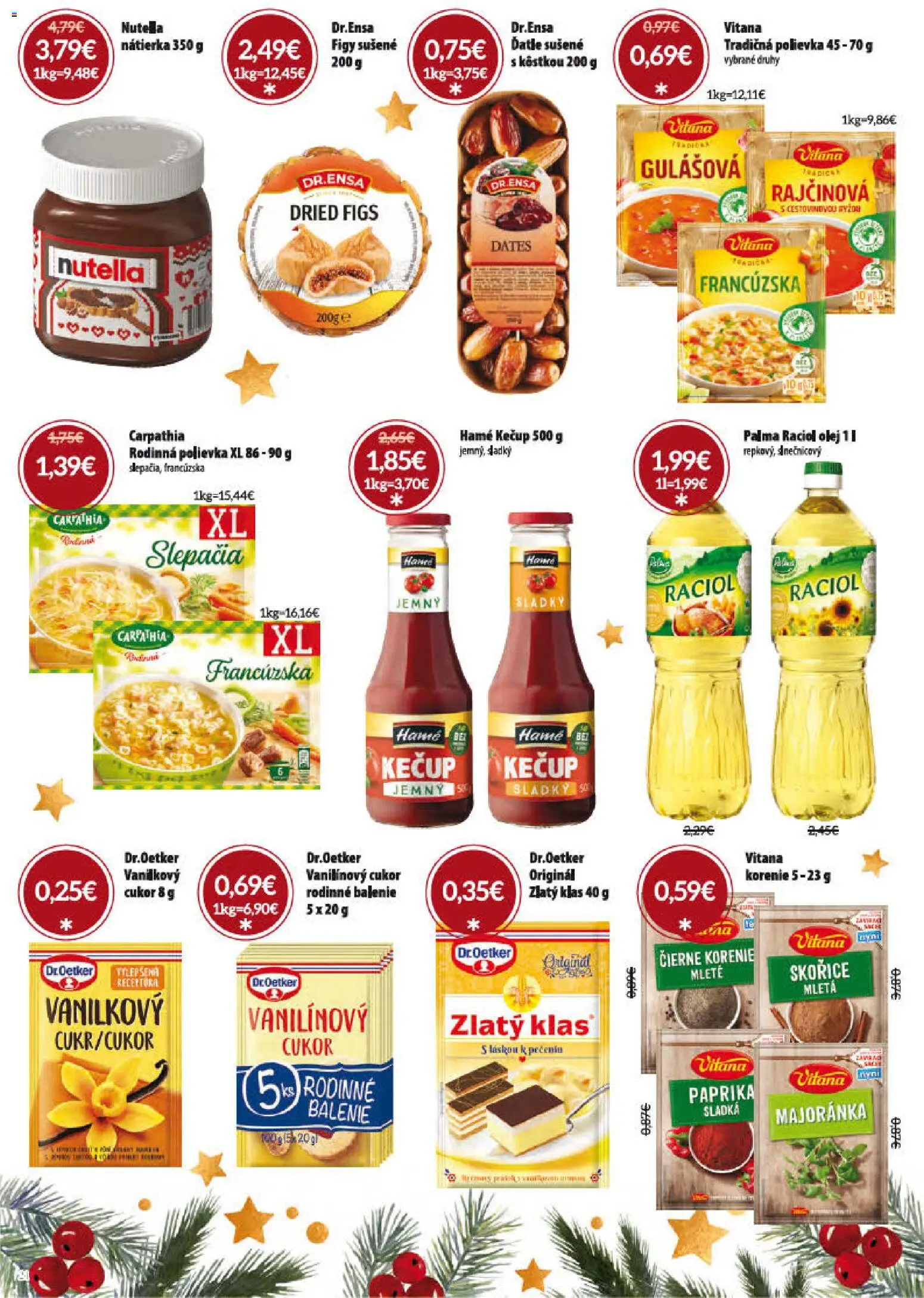 Nové Nitrazdroj akcie – leták je platný od 15.12.2025 | Strana: 21 | Produkty: Paprika, Olej, Zlatý klas, Raciol olej