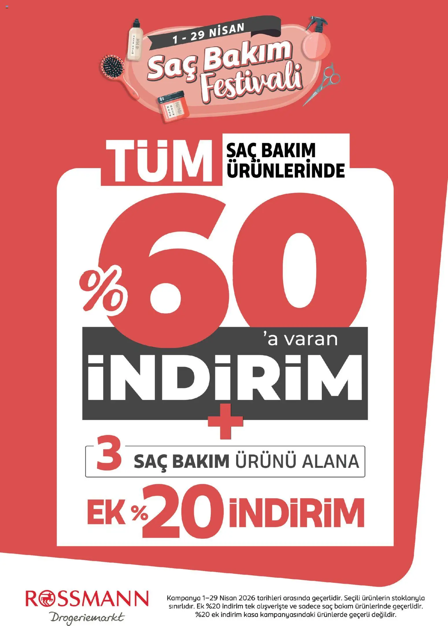 Rossmann - Saç Bakım Festivali Kataloğu - 01.04.2026 tarihinden itibaren geçerlidir | Sayfa: 2 | Ürünler: Kasa