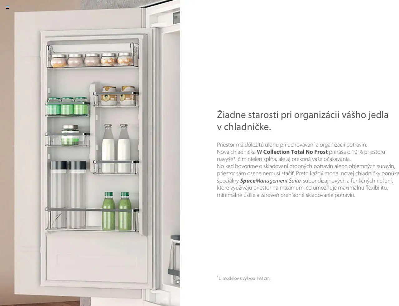 Nové Whirlpool akcie – leták je platný od 01.01.2025 | Strana: 6 | Produkty: Chladnička