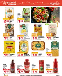 Anteprima del volantino Iperal Ancora più offerte catalogo valido a partire dal 27.11.2025 | Pagina: 8 | Prodotti: Cereali, Pomodoro, Farina, Fettuccine