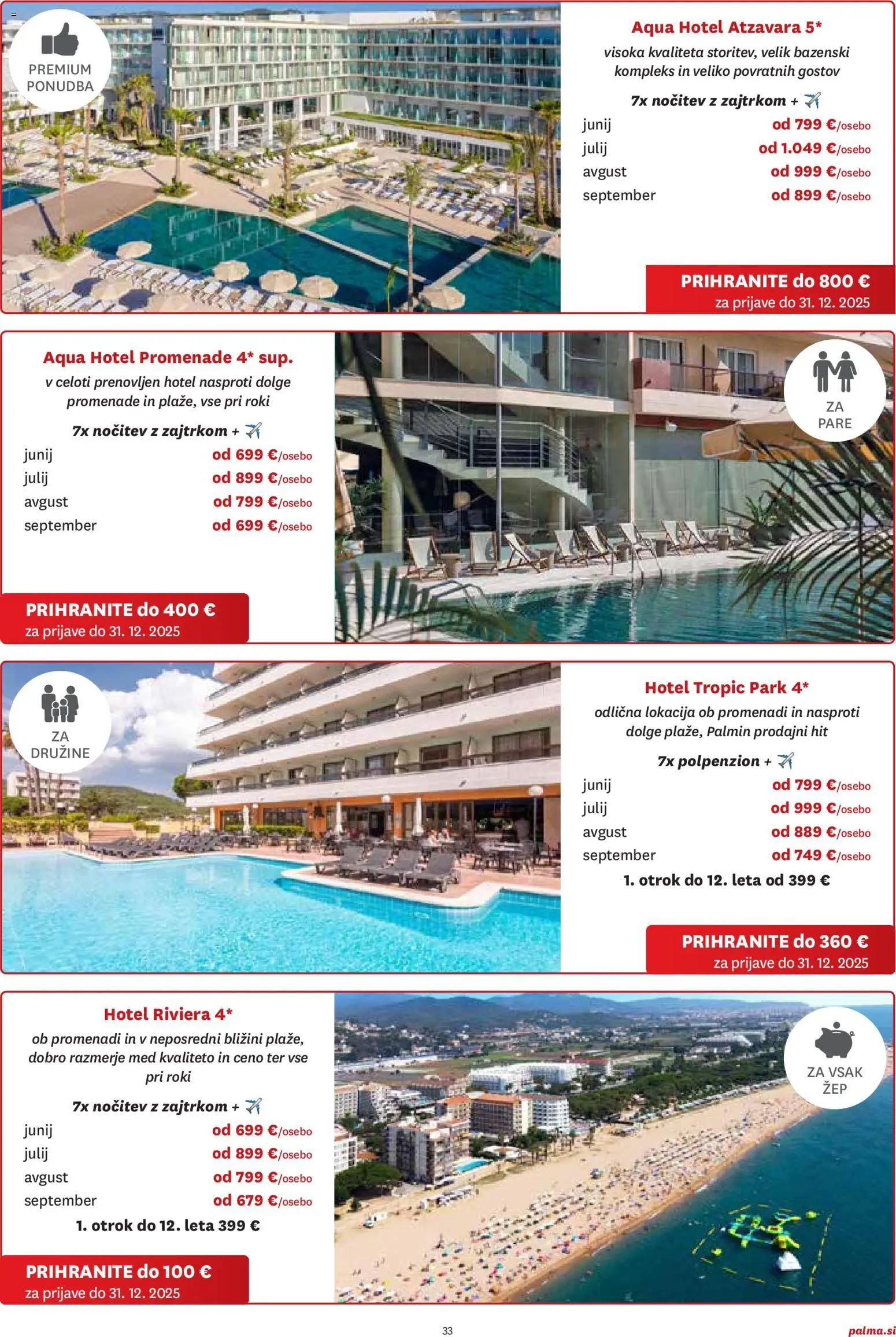 Novi Palma katalog ponudbe – veljaven od 06.11.2025 | Stran: 33