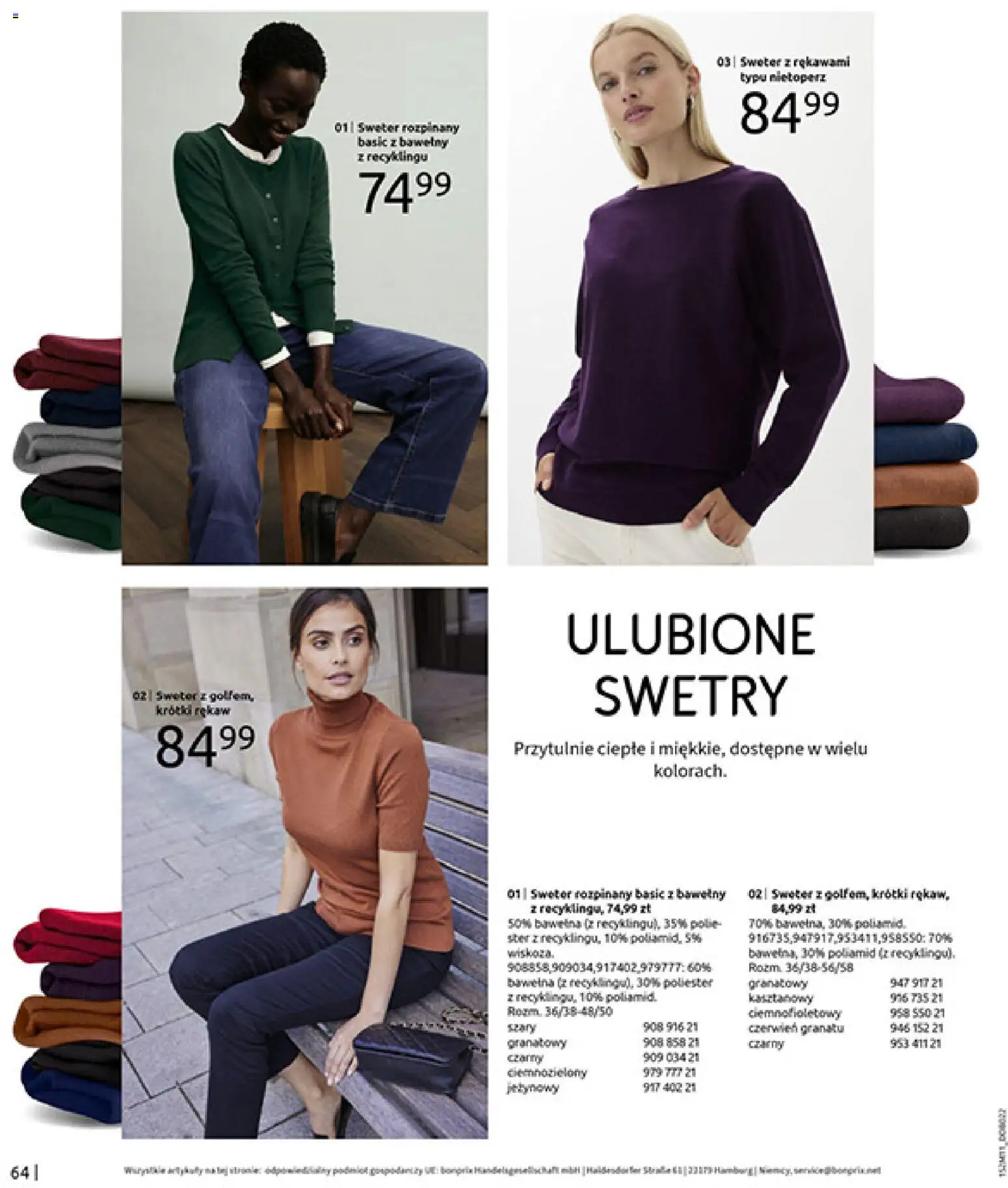 BonPrix Katalog - Na Listę Życzeń od 15.12.2025 | Strona: 66 | Produkty: Sweter