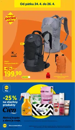Náhled letáku CRIVIT Trekingový batoh 30 l, 20 x 30 x 54 cm, Trekingový batoh 30 l od 23.04.2026 | Strana: 40