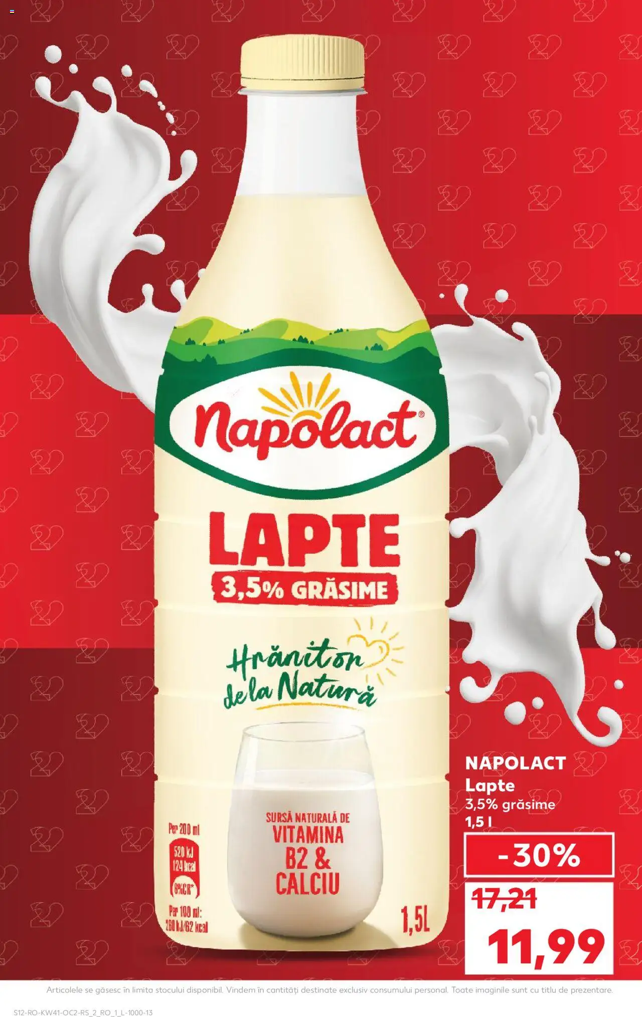 Noul catalog Kaufland – valabil de la 08.10.2025 | Pagină: 12 | Produse: Lapte