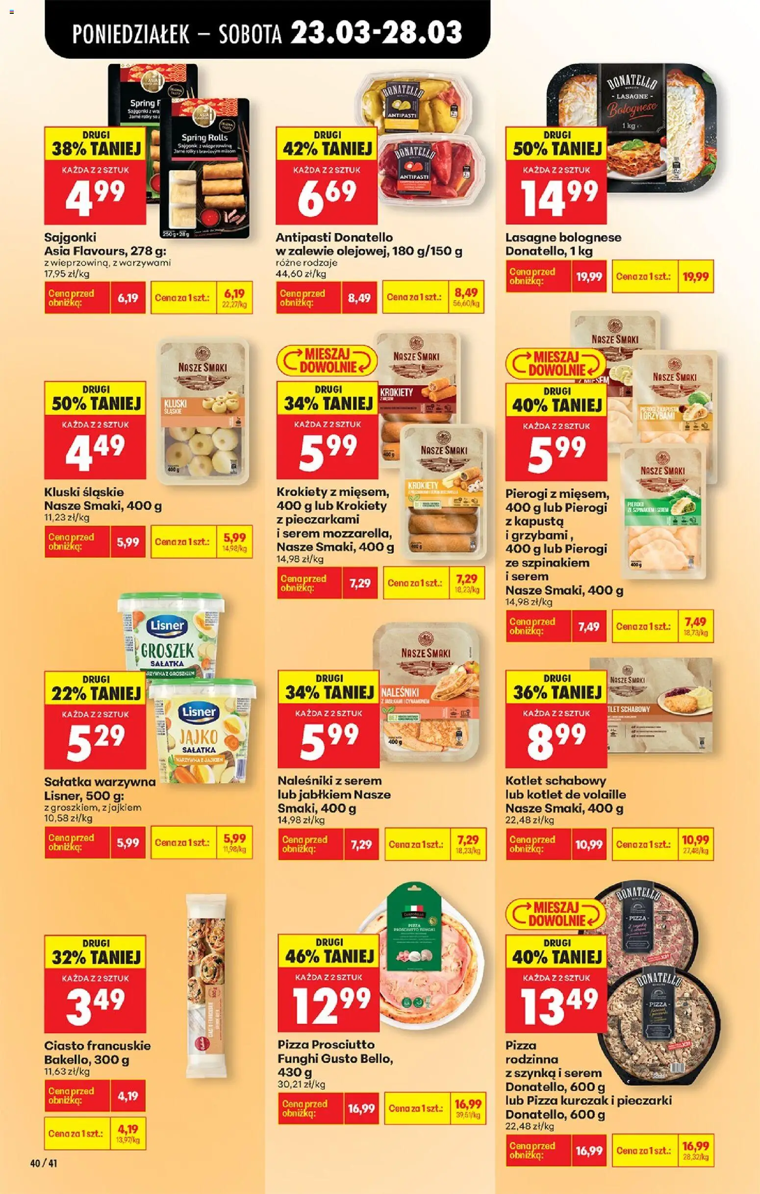 Biedronka Polsko leták od 23.03.2026 | Strana: 54 | Produkty: Pizza, Prosciutto, Kapusta, Lasagne