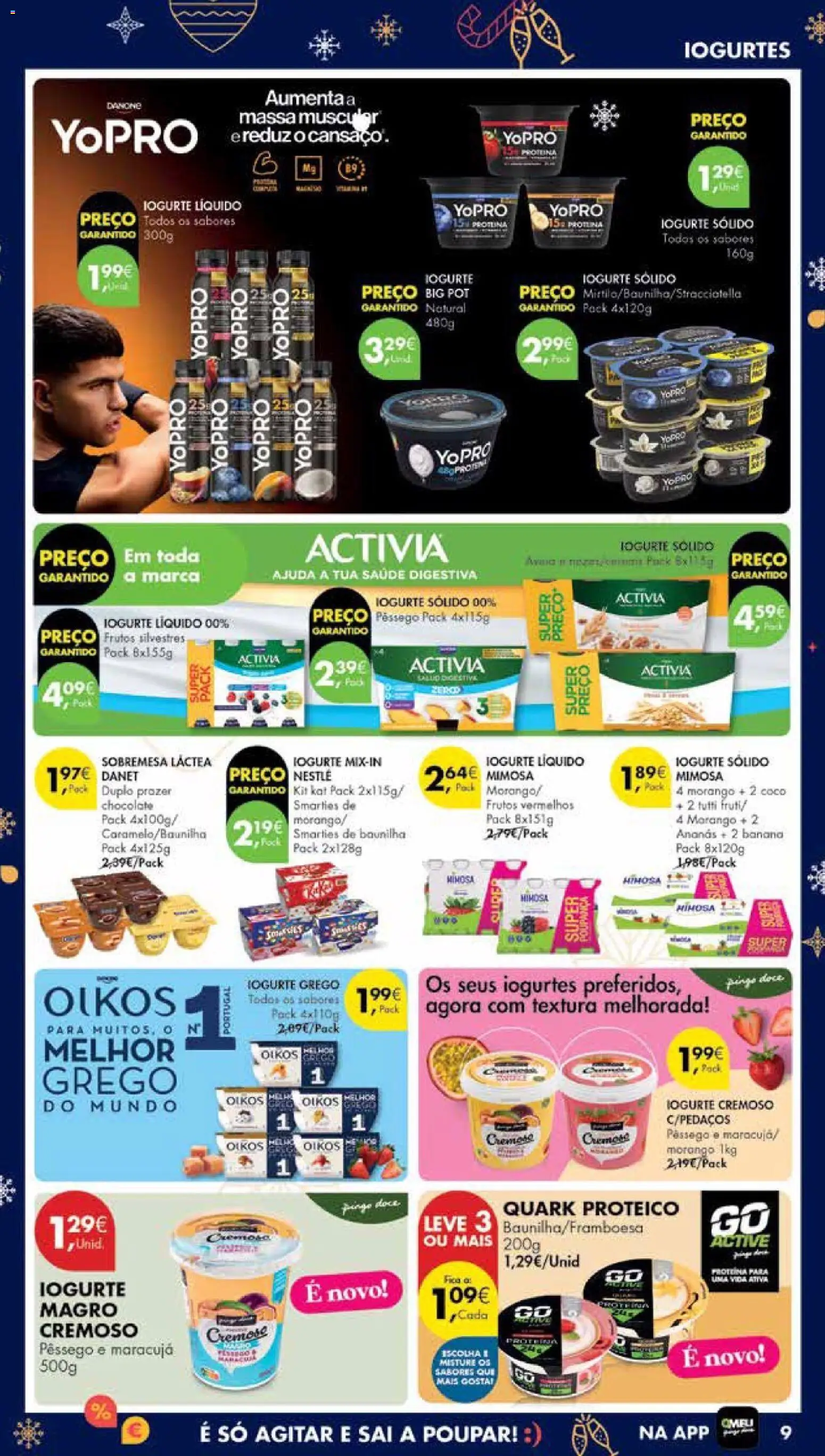 Pingo Doce Poupe Esta Semana Madeira │ válido de 27.12.2025 | Página: 9 | Produtos: Banana, Iogurtes, Iogurte liquido, Proteina