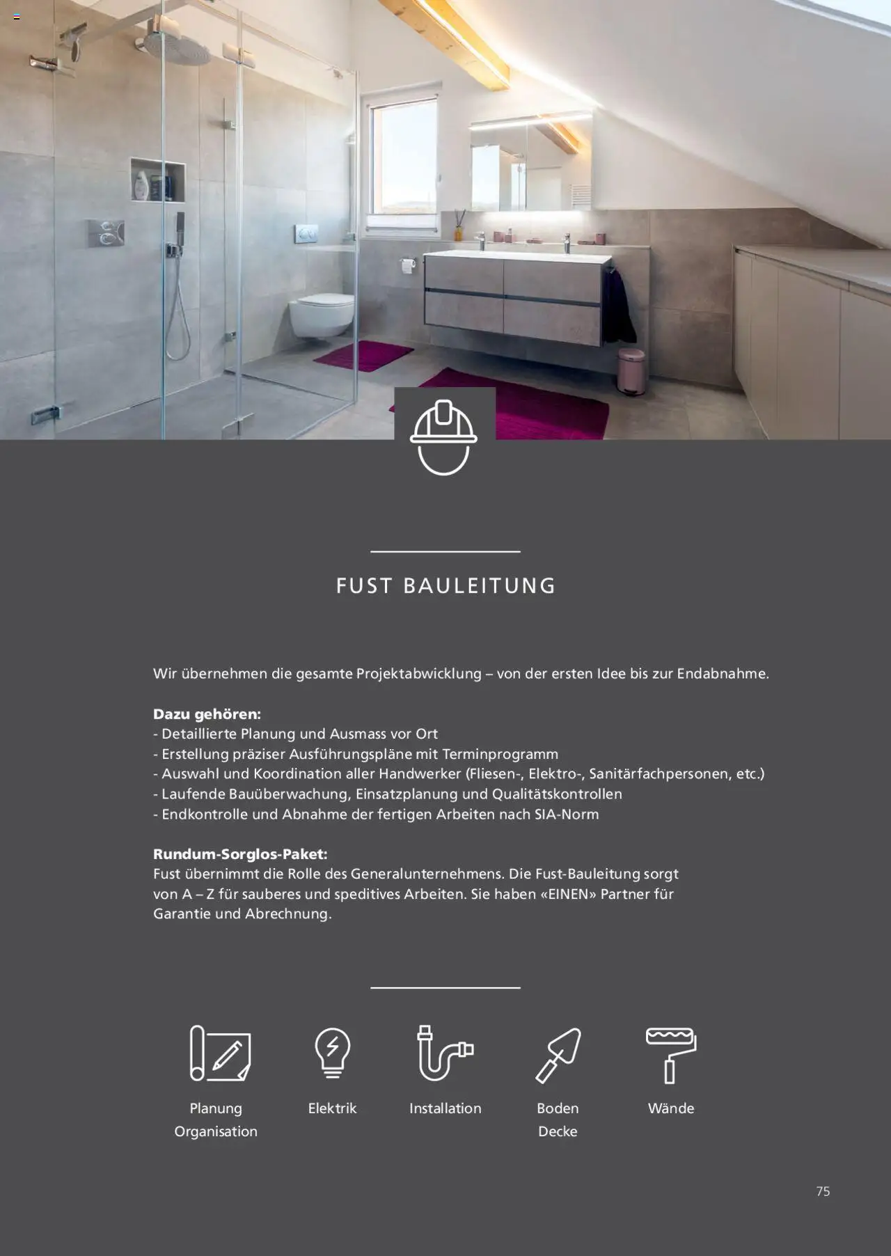 Fust Badezimmermagazin ab 05.05.2025 | Seite: 75 | Produkte: Decke